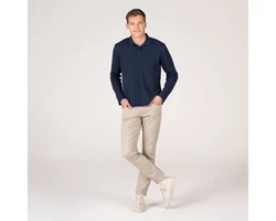 LIVING CRAFTS Stoffhose PITT Khaki/Beige/Braun