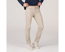 LIVING CRAFTS Stoffhose PITT Khaki/Beige/Braun