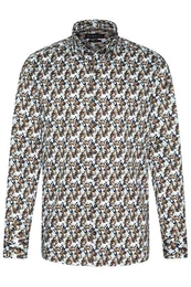 Langarmhemd mit floralem Print