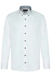 Langarmhemd mit Button-Down-Kragen