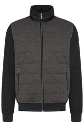 Sweatjacke im Pepitamuster