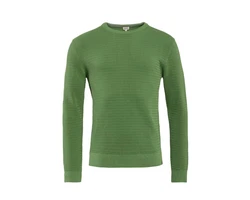 LIVING CRAFTS Strickpullover PIETRO GOTS zertifiziert Grün/Dunkelgrün