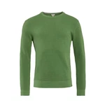 LIVING CRAFTS Strickpullover PIETRO GOTS zertifiziert Grün/Dunkelgrün