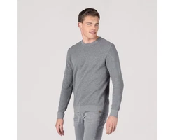 LIVING CRAFTS Strickpullover PIETRO GOTS zertifiziert Grau/Hellgrau/Dunkelgrau