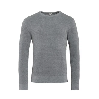LIVING CRAFTS Strickpullover PIETRO GOTS zertifiziert Grau/Hellgrau/Dunkelgrau