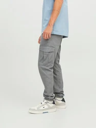Jack & Jones Cargohose JPSTMARCO JJJOE CUFFED Khaki/Grau/Hellgrau
