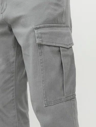 Jack & Jones Cargohose JPSTMARCO JJJOE CUFFED Khaki/Grau/Hellgrau