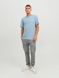 Jack & Jones Cargohose JPSTMARCO JJJOE CUFFED Khaki/Grau/Hellgrau