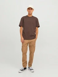 Jack & Jones Cargohose JPSTMARCO JJJOE CUFFED Khaki/Braun/Beige