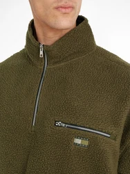 Tommy Jeans Fleecepullover TJM OVZ TONAL 1/2 ZIP SHERPA 