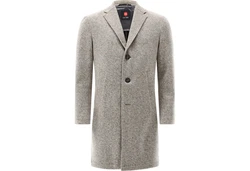 CG Club of Gents Langmantel Marcus-J BV Grau/Beige/Braun