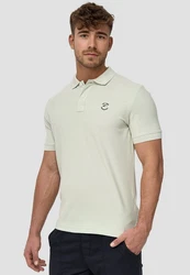 Indicode Poloshirt Wadim Hellgrün/Khaki/Grün