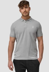 Indicode Poloshirt Wadim Grau