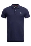 Indicode Poloshirt Wadim Dunkelblau/Blau