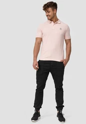 Indicode Poloshirt Wadim Rosa/Lila