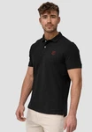 Indicode Poloshirt Wadim Schwarz/Dunkelgrau/Rosa