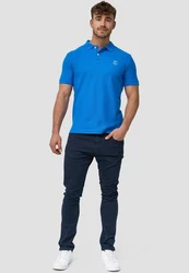 Indicode Poloshirt Wadim Blau/Dunkelblau