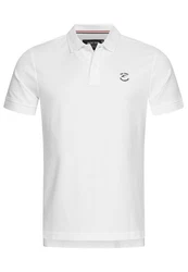 Indicode Poloshirt Wadim Weiß/Creme