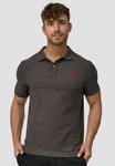 Indicode Poloshirt Wadim Grau/Khaki/Braun/Dunkelgrün