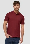 Indicode Poloshirt Wadim Dunkelrot/Rot/Bordeaux