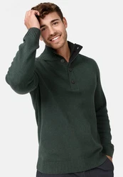 Indicode Strickpullover INIsalu Dunkelgrün/Grün