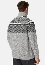 Indicode Strickpullover INThomus Grau/Hellgrau/Dunkelgrau/Hellblau