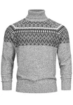 Indicode Strickpullover INThomus Grau/Hellgrau/Dunkelgrau/Hellblau