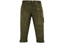 German Wear Lederhose GW600 Jagd Dunkelgrün/Khaki