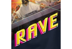 Neverless Herren Tanktop Techno The Last Rave Parodie Rot/Dunkelblau/Braun/Blau
