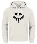 Neverless Hoodie Herren Bedruckt Techwear Fashion Streetstyle Smiling Face 