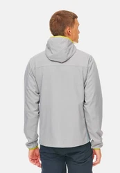 Jeff Green Hybridjacke Tammo Hellgrau/Grau/Gelb