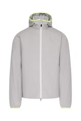 Jeff Green Hybridjacke Tammo Hellgrau/Grau/Gelb