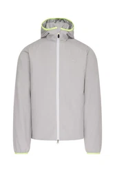 Jeff Green Hybridjacke Tammo Hellgrau/Grau/Gelb