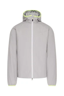 Jeff Green Hybridjacke Tammo Hellgrau/Grau/Gelb