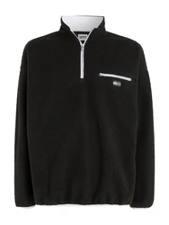 Tommy Jeans Fleecepullover TJM OVZ TONAL 1/2 ZIP SHERPA 