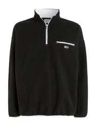 Tommy Jeans Fleecepullover TJM OVZ TONAL 1/2 ZIP SHERPA 
