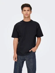 ONLY & SONS T-Shirt Fred Schwarz/Dunkelblau