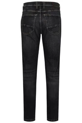 bugatti 5-Pocket-Jeans Flexcity Denim Schwarz/Bordeaux/Dunkelrot