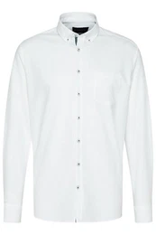 Langarmhemd mit Button-Down-Kragen