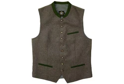 Hammerschmid Trachtenweste Lois Dunkelgrün/Grün/Khaki