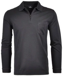 RAGMAN Polo Langarmshirt 
