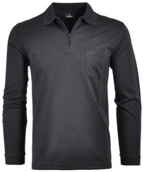 RAGMAN Polo Langarmshirt 