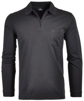 RAGMAN Polo Langarmshirt 