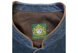 Hammerschmid Trachtenweste Albrecht Dunkelblau/Hellblau/Blau