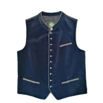 Hammerschmid Trachtenweste Albrecht Dunkelblau/Blau/Hellblau