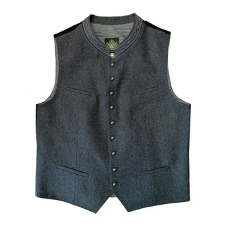 Hammerschmid Trachtenweste Max Dunkelblau/Blau/Grau/Hellblau