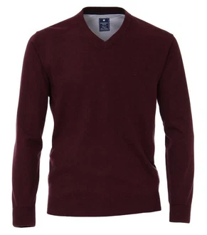 Redmond V-Ausschnitt Pullover Dunkelrot/Bordeaux/Rot Redmond V-Ausschnitt Pullover Dunkelrot/Bordeaux/Rot