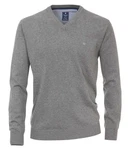 Redmond V-Ausschnitt Pullover Grau/Dunkelgrau/Hellgrau