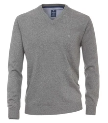 Redmond V-Ausschnitt Pullover Grau/Dunkelgrau/Hellgrau