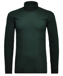 Ragman Herren Unterzieh Rolli Dunkelgrün/Grün